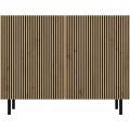 Komoda KAMA SLIM 100 cm dub artisan/černá