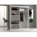 Šatní skříň se 2 zrcadly IGA 160 cm dub sonoma