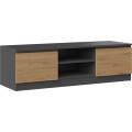 TV stolek Malwa 120 cm antracit/dub artisan