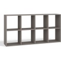 Regál Malax 2x4 147 cm caffe latté