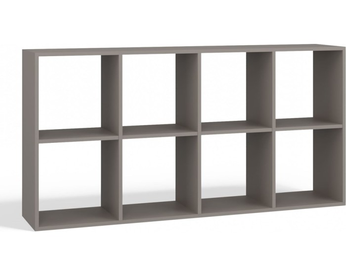 Regál Malax 2x4 147 cm caffe latté
