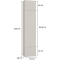 Předsíňová skříň Haga 50 cm kašmír