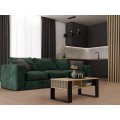 Konferenční stolek LAWA Modern 2P Slim dub artisan/černý