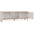 TV stolek Olympo 150 cm bílý/dub Artisan