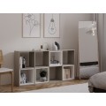 Regál Malax 2x4 147 cm caffe latté