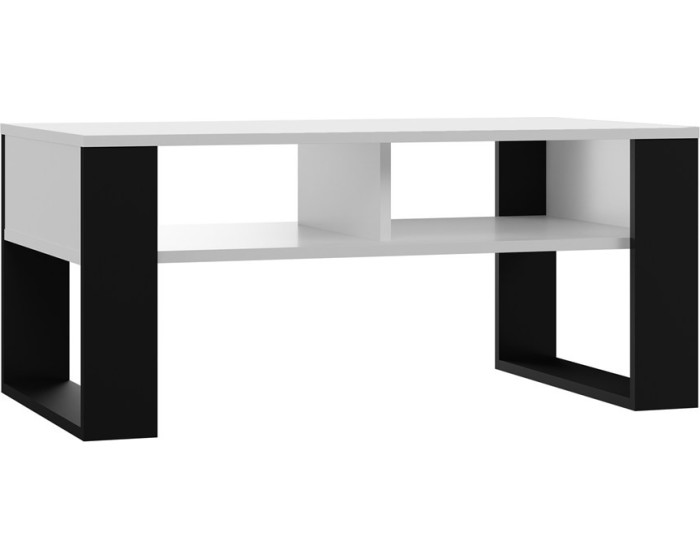 Konferenční stolek Lawa MODERN 2P bílý/černý
