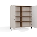 Komoda Point 123 cm dub Castello/kašmírová