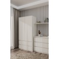 Šatní skříň MALWA I 90 cm kašmír