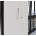 Kancelářská knihovna OLIV 2D antracit/bílá