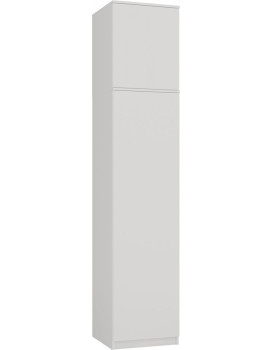 Šatní skříň s nástavcem Malwa 50 cm bílá
