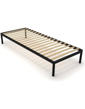 Kovový rám postele Alu 80x200 černý