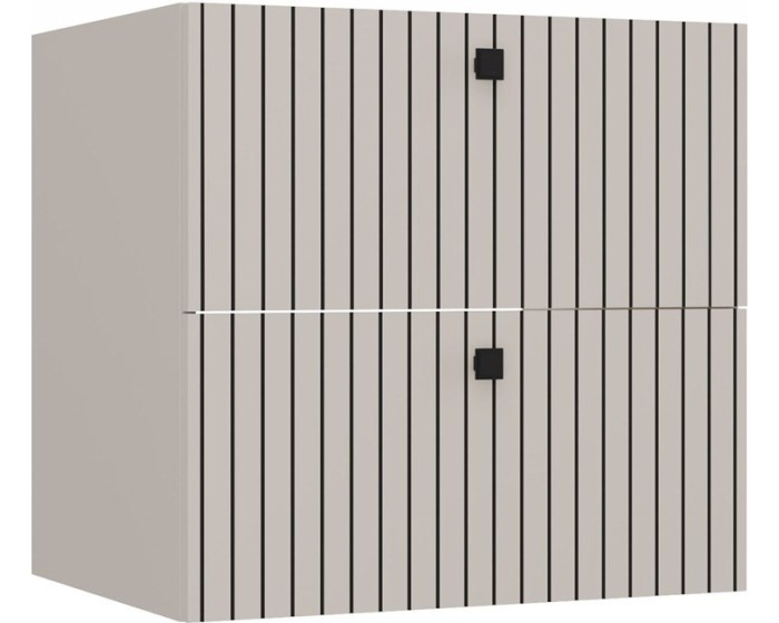 Závěsná skříňka pod umyvadlo Tigo 2S 60 cm kašmír