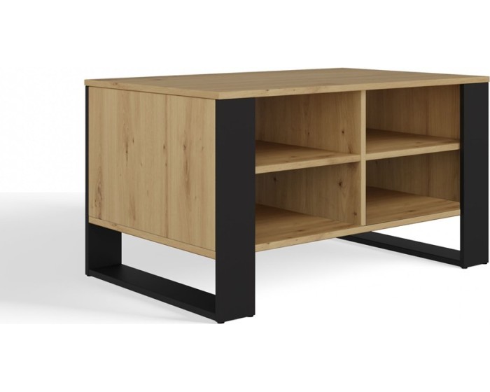 Konferenční stolek LAWA Modern 4P Slim II dub artisan/černý