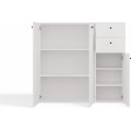 Komoda Fran 120 cm bílá
