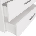 Závěsná skříňka s deskou a umyvadlem Nel 2S 80 cm bílá