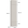 Předsíňová stěna Haga I 200 cm kašmír