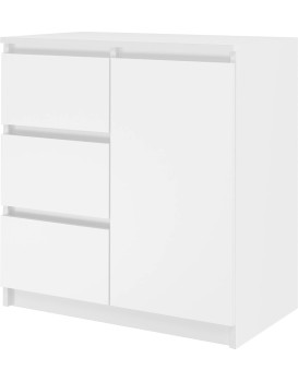 Komoda SZUFA 80 cm bílá
