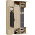 Předsíňová stěna Haga 2Sz1W 150 cm dub Sonoma