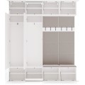 Předsíňová stěna Haga 2Sz2W 200 cm bílá