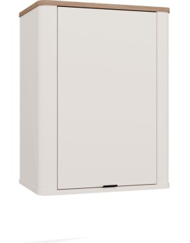 Závěsná koupelnová skříňka Cordoba 48 cm kašmír/dub Castello