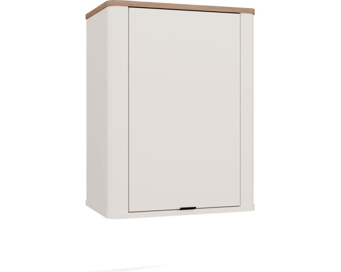 Závěsná koupelnová skříňka Cordoba 48 cm kašmír/dub Castello