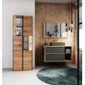 Koupelnová skříňka S33 170 cm antracit/dub artisan