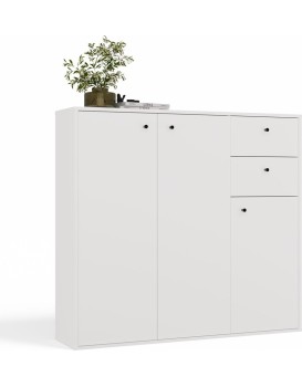 Komoda Fran 120 cm bílá