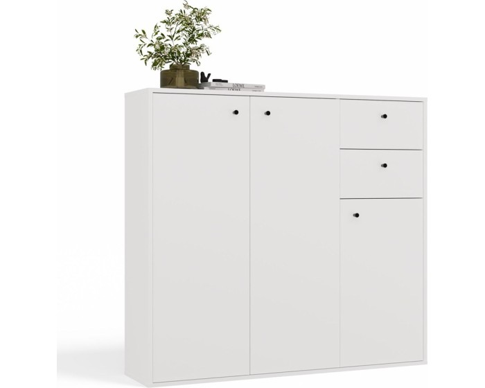 Komoda Fran 120 cm bílá