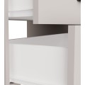 Závěsná skříňka pod umyvadlo s deskou NEL 2S 80 cm kašmírová