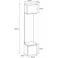 Předsíňová stěna se zrcadlem Haga 1L 50 cm kašmír