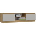 TV stolek Malwa 140 cm dub artisan/kašmír
