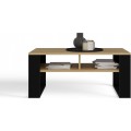 Konferenční stolek LAWA Modern 2P Slim dub artisan/černý