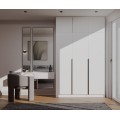 Šatní skříň s nástavcem Senso 3D 150 cm bílá/černá