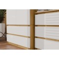 Šatní skříň MALWA I 90 cm dub artisan/bílá