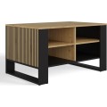 Konferenční stolek LAWA Modern 4P Slim dub artisan/černý
