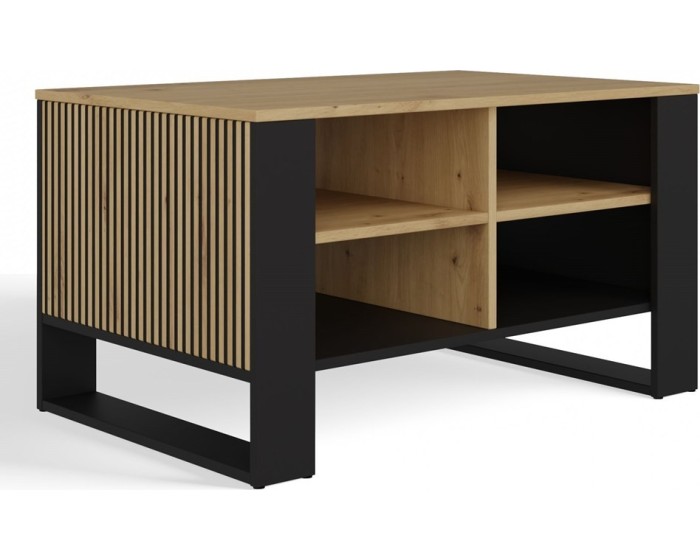 Konferenční stolek LAWA Modern 4P Slim dub artisan/černý