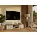 TV stolek Malwa 140 cm dub artisan/kašmír