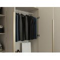 Šatní skříň SENSO 4D 200 cm kašmírová