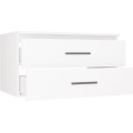 Závěsná skříňka s deskou a umyvadlem Nel 2S 80 cm bílá