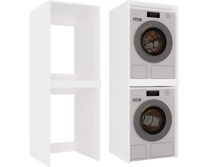 Stojan na pračku a sušičku POLA bílý