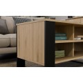 Konferenční stolek LAWA Modern 4P Slim II dub artisan/černý