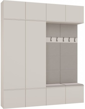 Předsíňová stěna Haga I 200 cm kašmír