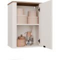 Závěsná koupelnová skříňka Cordoba 48 cm kašmír/dub Castello