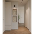 Předsíňová skříň Haga 1SZ2S 50 cm kašmír