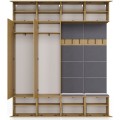 Předsíňová stěna Haga 2Sz2W 200 cm dub Artisan