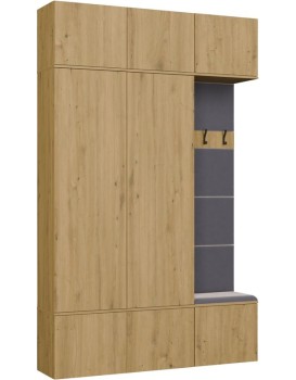 Předsíňová stěna Haga 2Sz1W 150 cm dub Artisan