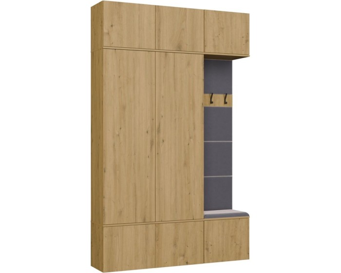 Předsíňová stěna Haga 2Sz1W 150 cm dub Artisan