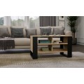 Konferenční stolek LAWA Modern 4P Slim II dub artisan/černý