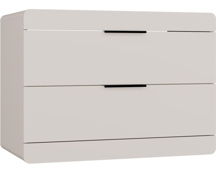 Závěsná skříňka pod umyvadlo Terra 2S 80 cm kašmírová