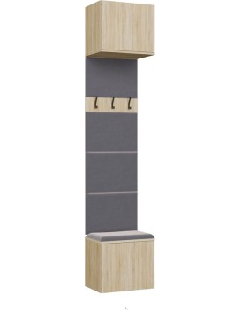 Předsíňová stěna HAGA 1W 50 cm dub Sonoma